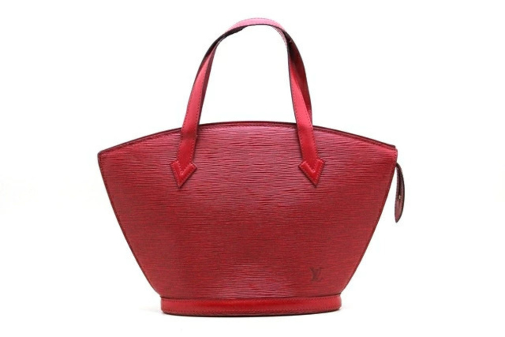LOUIS VUITTON Saint Jacques Shoulder Bag Epi Leather Castilian Red